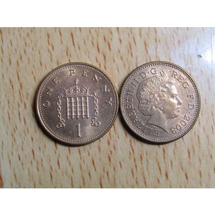GB 2003 Elizebeth II Decimal 1p Coin