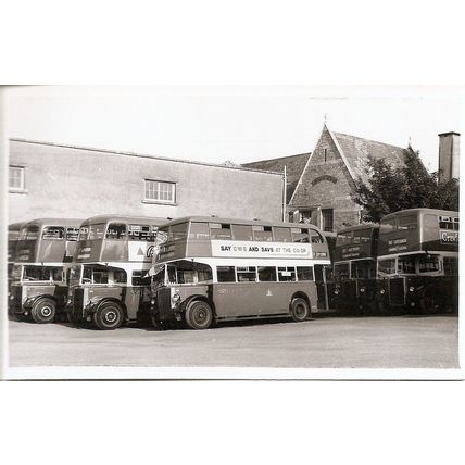 Black & White Photograph of Plymouth Corporation Transport - EJY 295