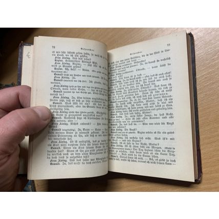 RARE* c1890s HENRIK IBSEN GESPENSTER (GHOSTS) GERMAN FICTION ANTIQUE BOOK (P3)