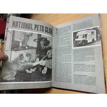 1970 "DAILY MIRROR BOOK OF PETS" ILLUSTRATED ANNUAL HARDBACK BOOK (P3) AB