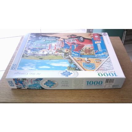 AT THE GARAGE by Trevor Mitchell Jigsaw Puzzle (1000 Piece) FX Schmid (2022)