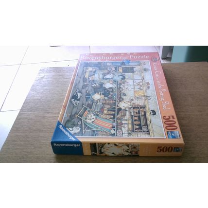 CRAZY CATS...IN THE POTTING SHED by Linda Jane Smith Jigsaw (500 Piece) 2009