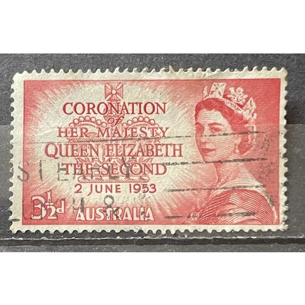 AUSTRALIA 1953 SG 0264 USED #3