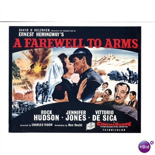 A FAREWELL TO ARMS Rock Hudson, Jennifer Jones Synopsis