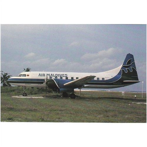 Air Maldives Aircraft Postcard A23826