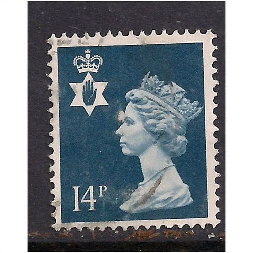Northern Ireland GB 1981 14p Deep Blue Machin SG N139.(k67 )