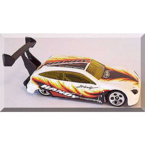 Hot Wheels - Ford Focus: Collector #184 (2002) *White Edition / Race & Win Card*