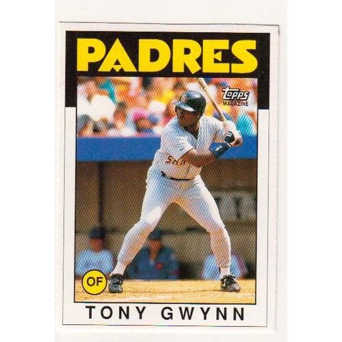 1991 Topps Magazine baseball TM60 Tony Gwynn insert card –NM..HOF