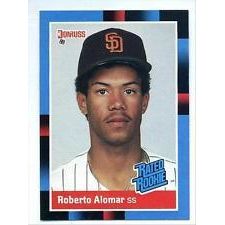 1988 Donruss Roberto Alomar # 34 RC