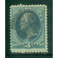 Used 184 3c George Washington Just Clears M00384