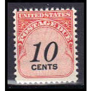 J97 10c Postage Due Average MNH KA1201