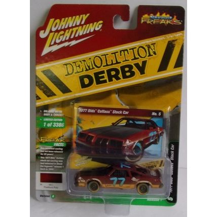 JOHNNY LIGHTNING 1977 OLDS CUTLASS STOCK CAR ( 2021)