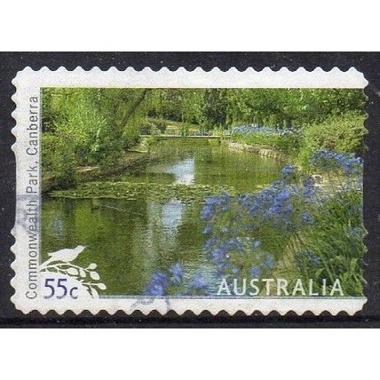 Australia 2009 Aust Parks & Gardens - Commonwealth Park Canberra s/a 55c Used