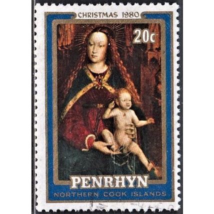 PENRHYN, 1980 20c Christmas, SG 161 (Scott #127), used