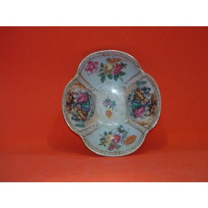 Pre-Owned Vintage Floral Print Candy Dish