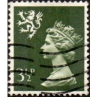 1971-93 Scotland Regional Machin Definitives. 3.1/2p.Value. Oive-Grey.Fine Used