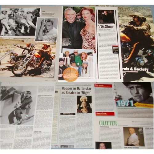 DENNIS HOPPER 97x Clippings 1987-recent