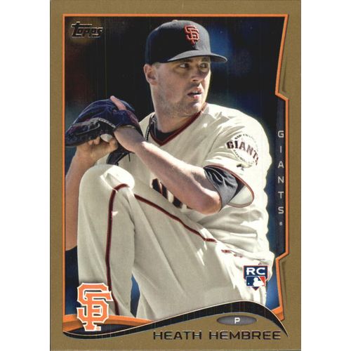 2014 Topps Heath Hembree-ROOKIE-GOLD