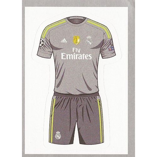 Topps UEFA Champions League 2015-16 Stickers: No.9 - Real Madrid Away Kit