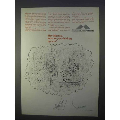 1966 Morton International Salt Ad - Saul Steinberg - Hey Morton