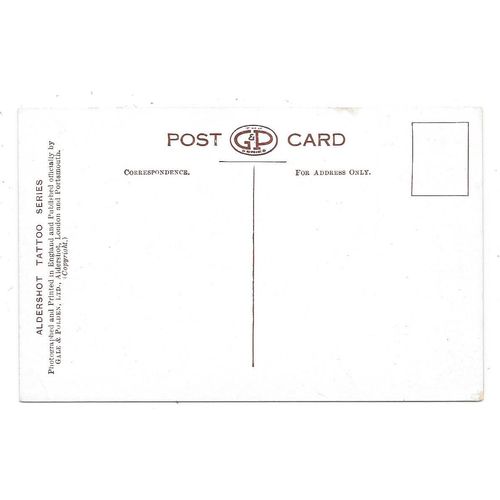 PRINTED POSTCARD KING & HIS KNIGHTS IN ALDERSHOT TATTOO SERIES HAMPSHIRE (2204)