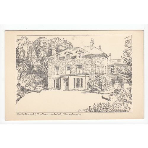The Youth Hostel Duntisbourne Abbots Postcard Gloucestershire