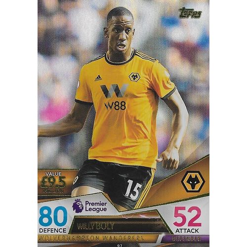 Match Attax Ultimate 2018/19 Cards: Wolverhampton Wanderers - Defender, Boly