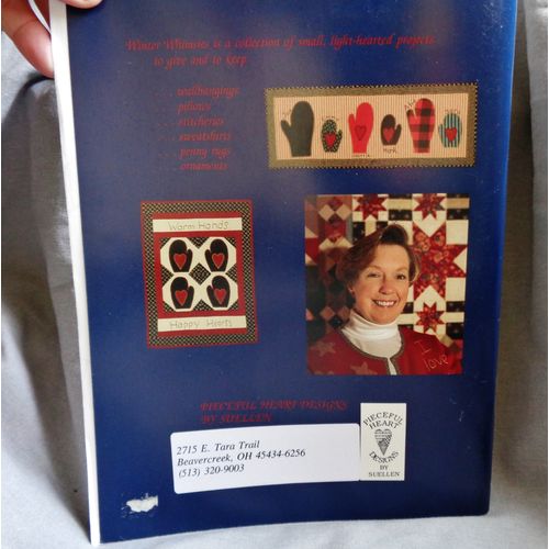 Winter Whimsies Craft Booklet Primitive Sewing Ornaments Quilts Wassem 007