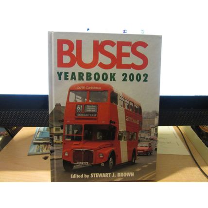 BUSES YEARBOOK 2002. edit. by Stewart J Brown h/b pub. by Ian Allan lovely con