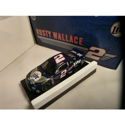 NASCAR 1/64 Rusty Wallace Miller Lite Harley Davidson 1999 Ford Taurus Diecast