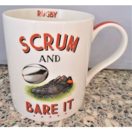 Leonardo Collection Scrum and Bare it Rugby Fine China Mug