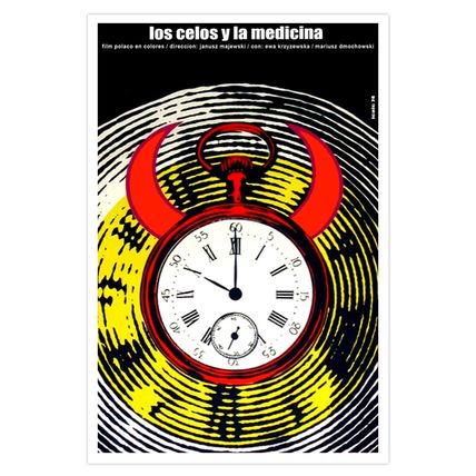 Polish decor Graphic Design movie Poster.CELOS y MEDICINA.Doctor.Devil Watch.