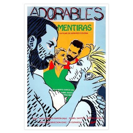 Cuban decor Graphic Design movie Poster 4 film"LOVELY Lies"Cuba Chijona art.