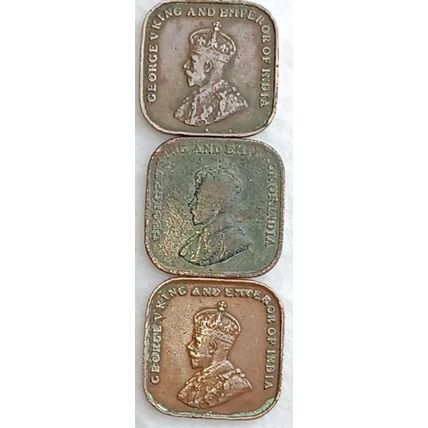 STRAITS SETTLEMENTS British Monarch KING GEORGE V 1919 & 1920