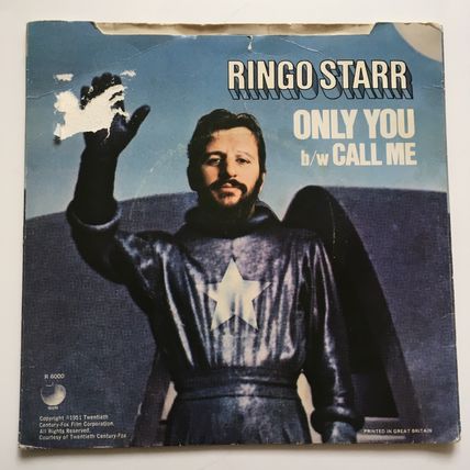 RINGO STARR - ONLY YOU (UK 1974 7" VINYL SINGLE)