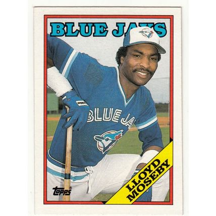 1988 Topps baseball card 565 Lloyd Moseby