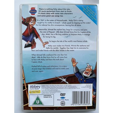 THE ADVENTURES OF MOBY DICK (UK ALL REGION DVD, 2004)
