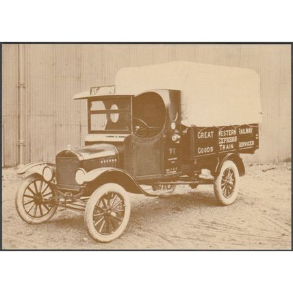 Great Western Railway Covered Freight Van - British Rail Postcard