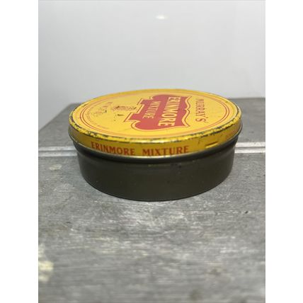 Vintage Murrays Erinmore Tobacco EMPTY Tin Ireland Collectible Storage Decor