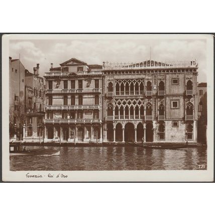 Ca' d'Oro, Venezia, 1934 - Traldi Foto Cartolina