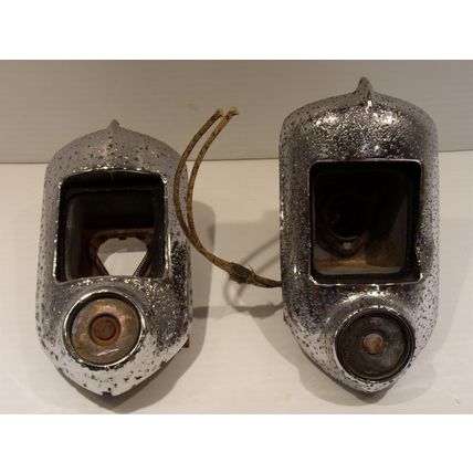 1951 1952 Chevrolet Taillight Bezels OEM Guide R1-51 Pair