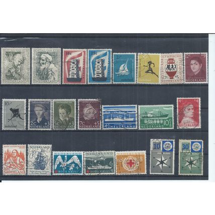 Netherlands stamps. 1956 & 1957 used lot. CV £28+ (AC187)