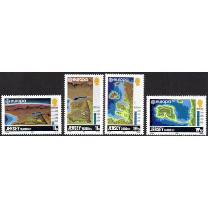 JERSEY SG289-292 1982 EUROPA HISTORY ~ Unmounted Mint.