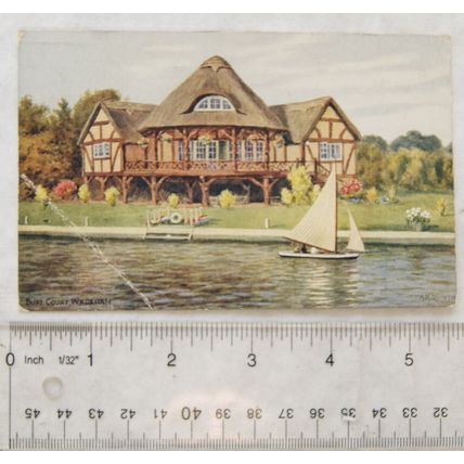 1934 postcard Bure Court, Wroxham