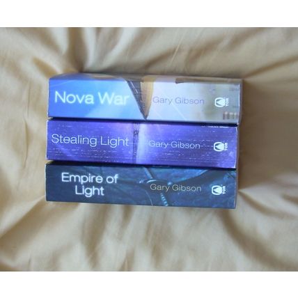 Gary Gibson 4 PBs Empire of Light / Nova Light / Stealing Light /Angel Stations