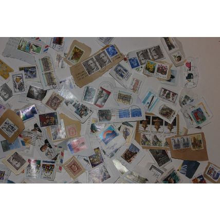 West Europe Kiloware on Paper Large & Commems 350gm over 30 years old see photos