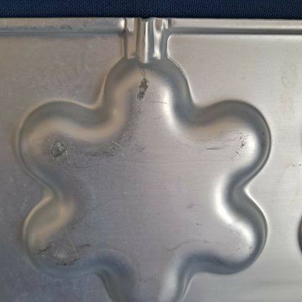 Vintage 1999 Wilton BLOSSOM LOLLIPOP PAN 6 Cookie Treat mold Mini Cake Chocolate