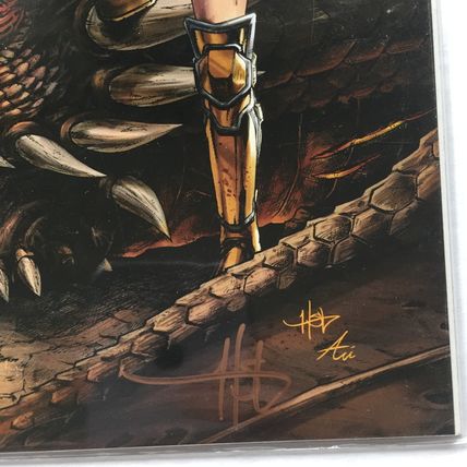 2020 Dynamite Comics Red Sonja Age of Chaos Crees Virgin Variant #3 Signed