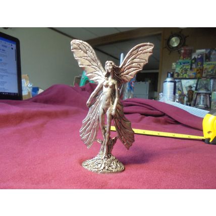 Large PEWTER FOREST FAIRY! Very Detailed! $27.00 Shipped!