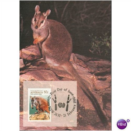 Australia FDI Postcard set 1990 - High Country Animals
